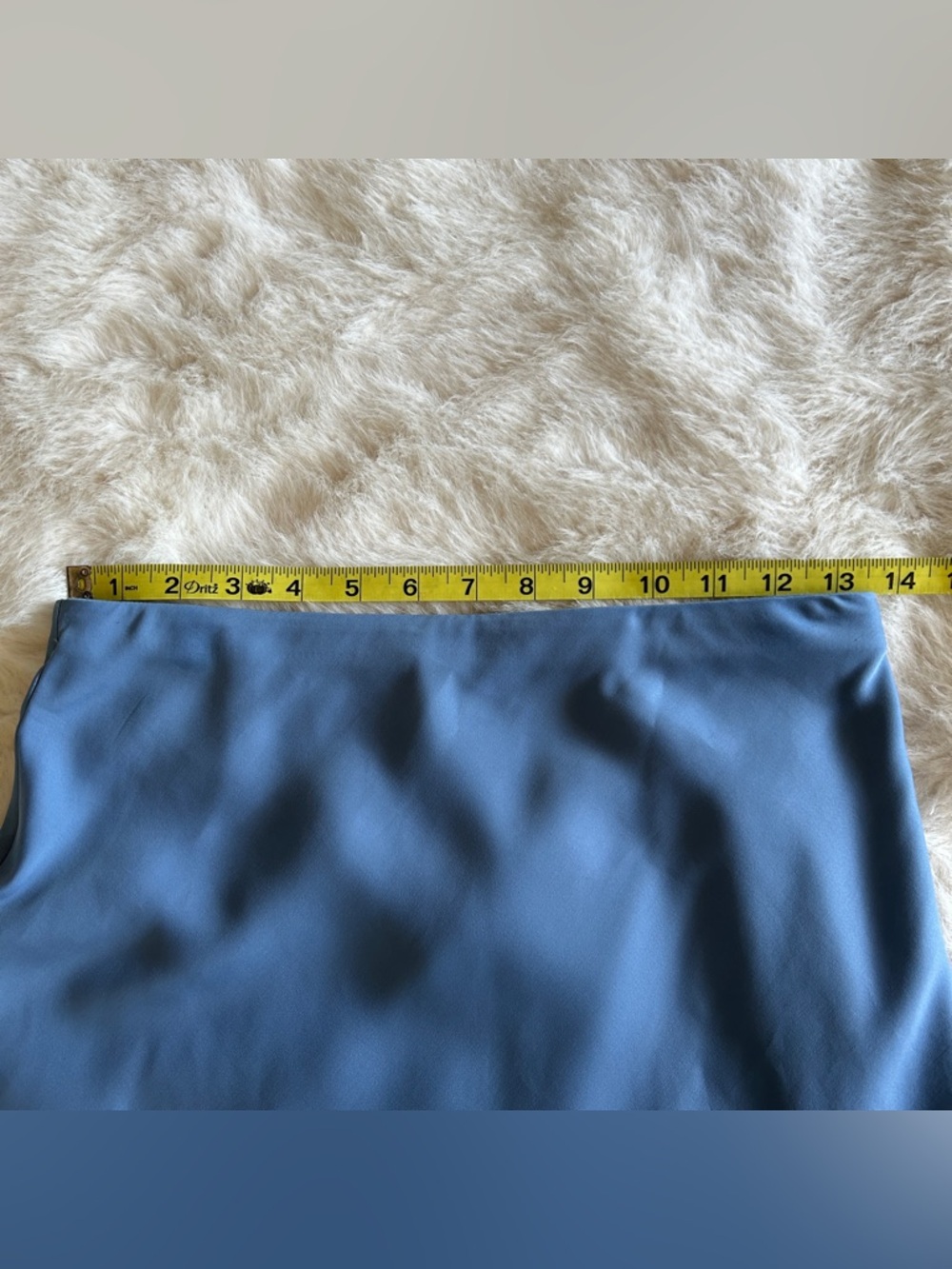 3/$20 Blue Midi Skirt M - Picture 9 of 10